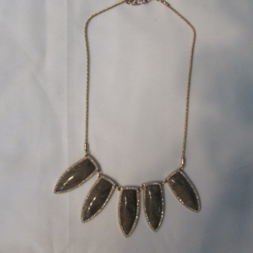*5 for $25 Bundle Option* WHBM neutral stone necklace